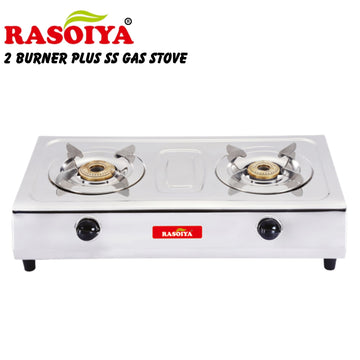 2BR STAINLESS STEEL LPG STOVE (PLUS)