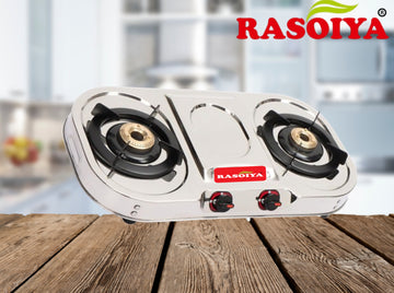 RASOIYA 2 BURNER SPECTRA STAINLESS LPG STOVE