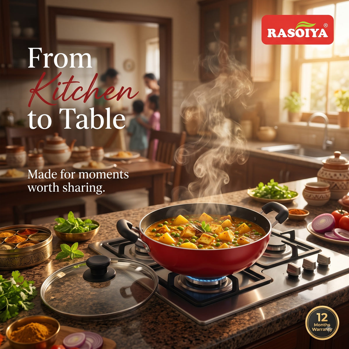 RASOIYA INDUCTION BASE CLASSIC MODEL KADAI