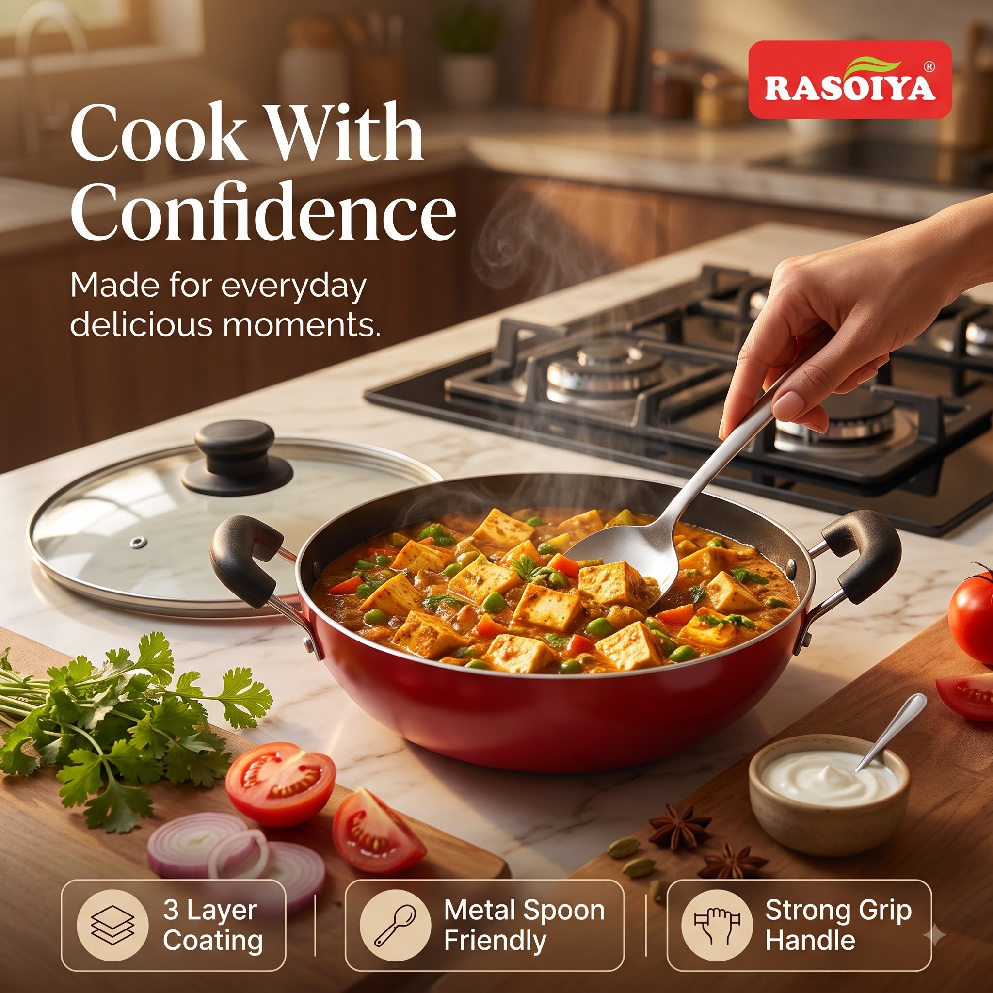 RASOIYA INDUCTION BASE CLASSIC MODEL KADAI