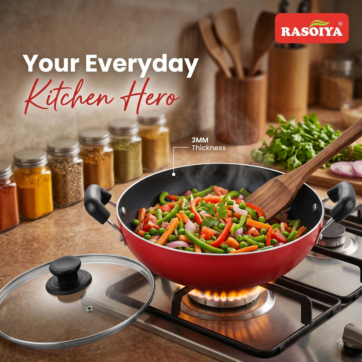 RASOIYA INDUCTION BASE CLASSIC MODEL KADAI