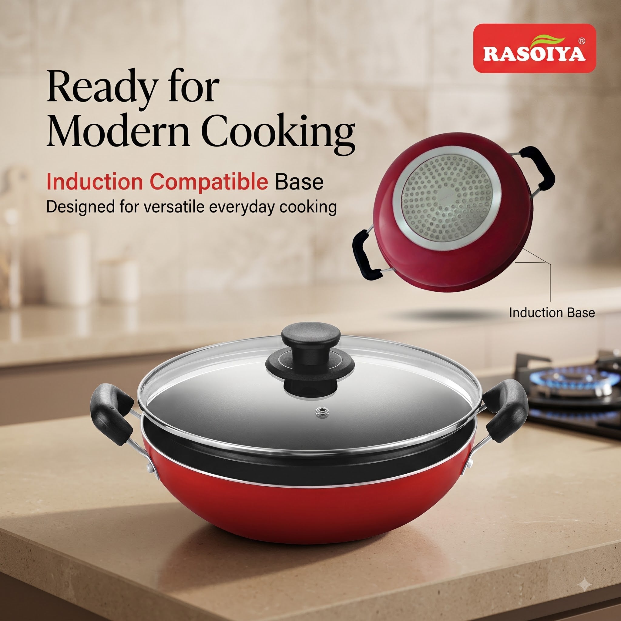 RASOIYA INDUCTION BASE CLASSIC MODEL KADAI