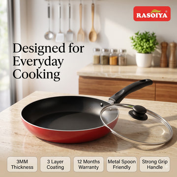 RASOIYA REGULAR  BASE PLUS MODEL FRY PAN