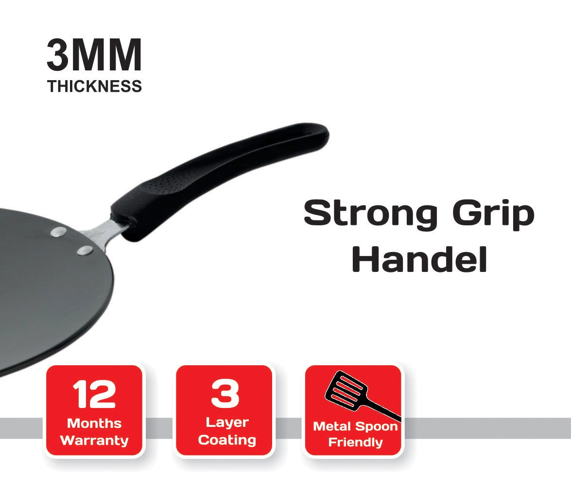 RASOIYA CONCAVE TAWA 280MM DIA 3MM THIKNESS