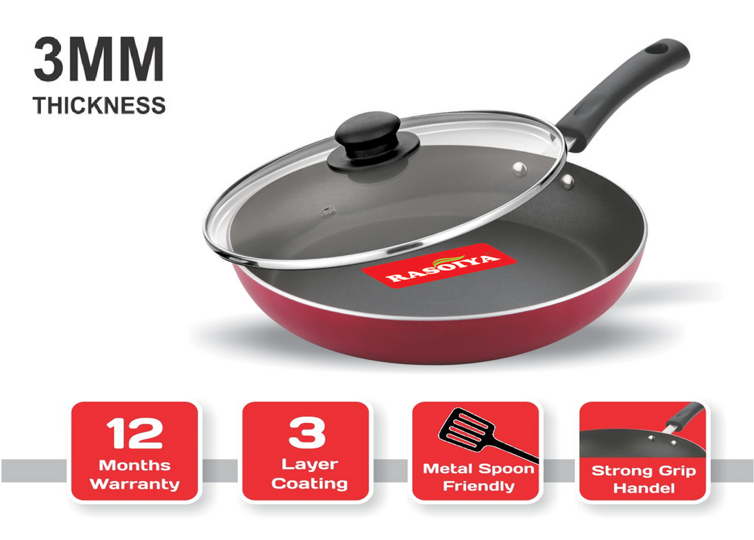 RASOIYA REGULAR  BASE PLUS MODEL FRY PAN