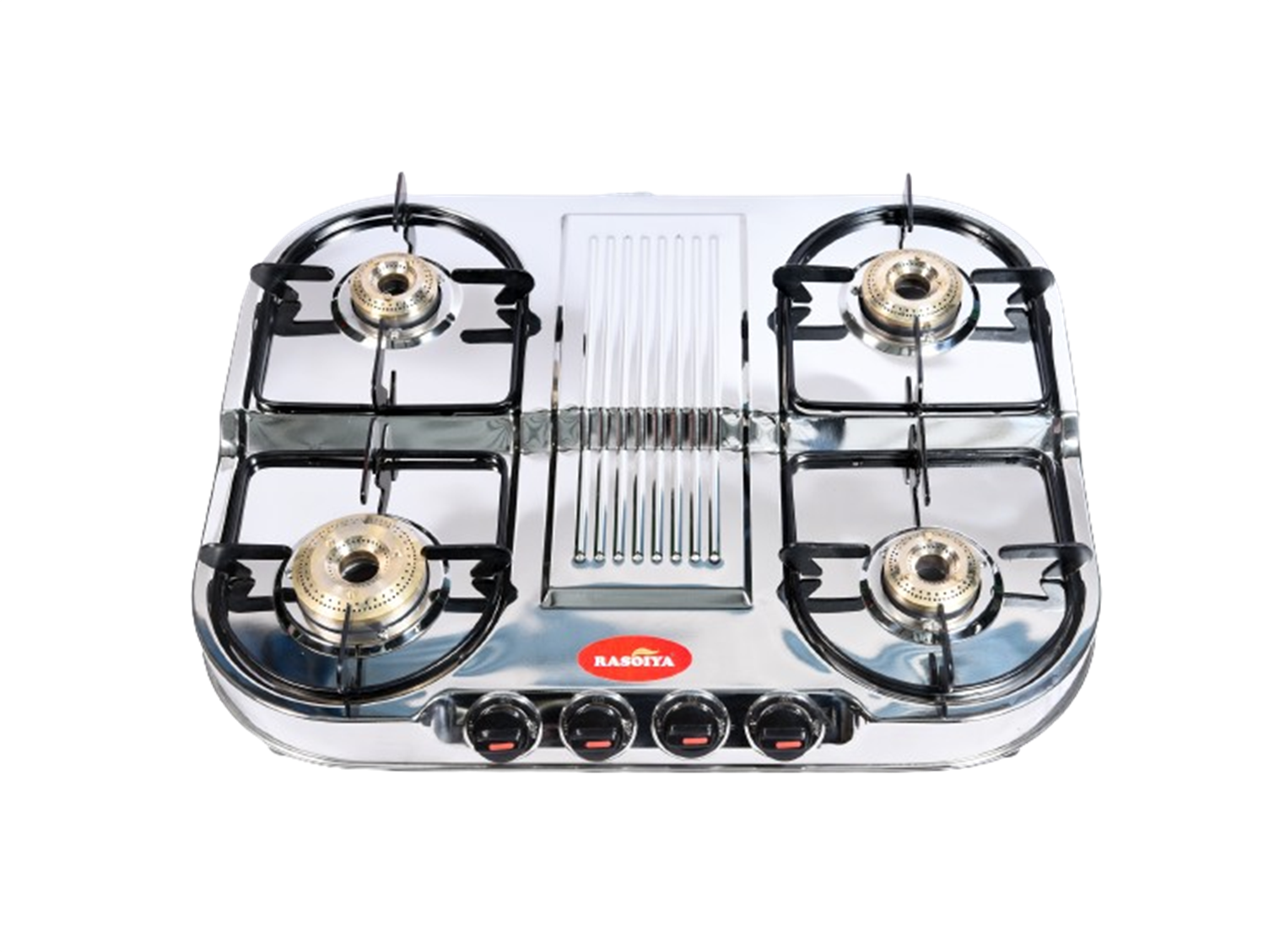 RASOIYA 4BURNER SPECTRA STAINLESS LPG STOVE