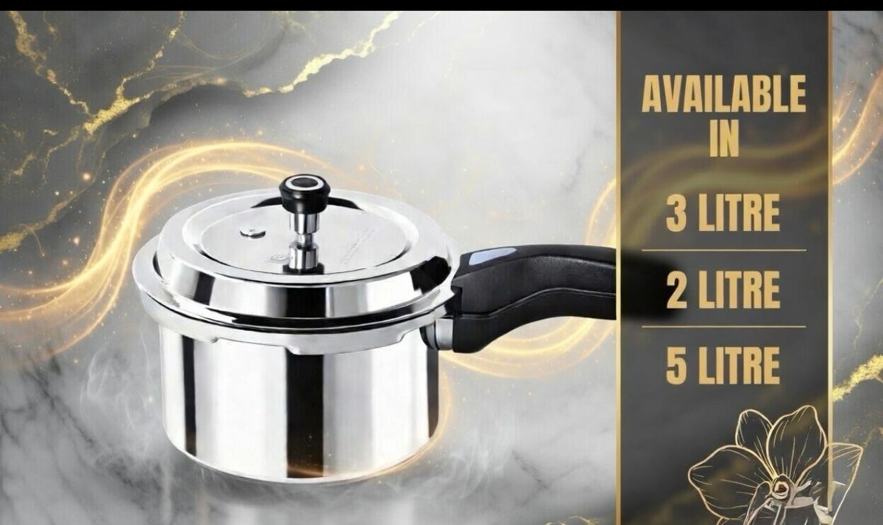 RASOIYA TRI PLY STAINLESS STEEL COOKER