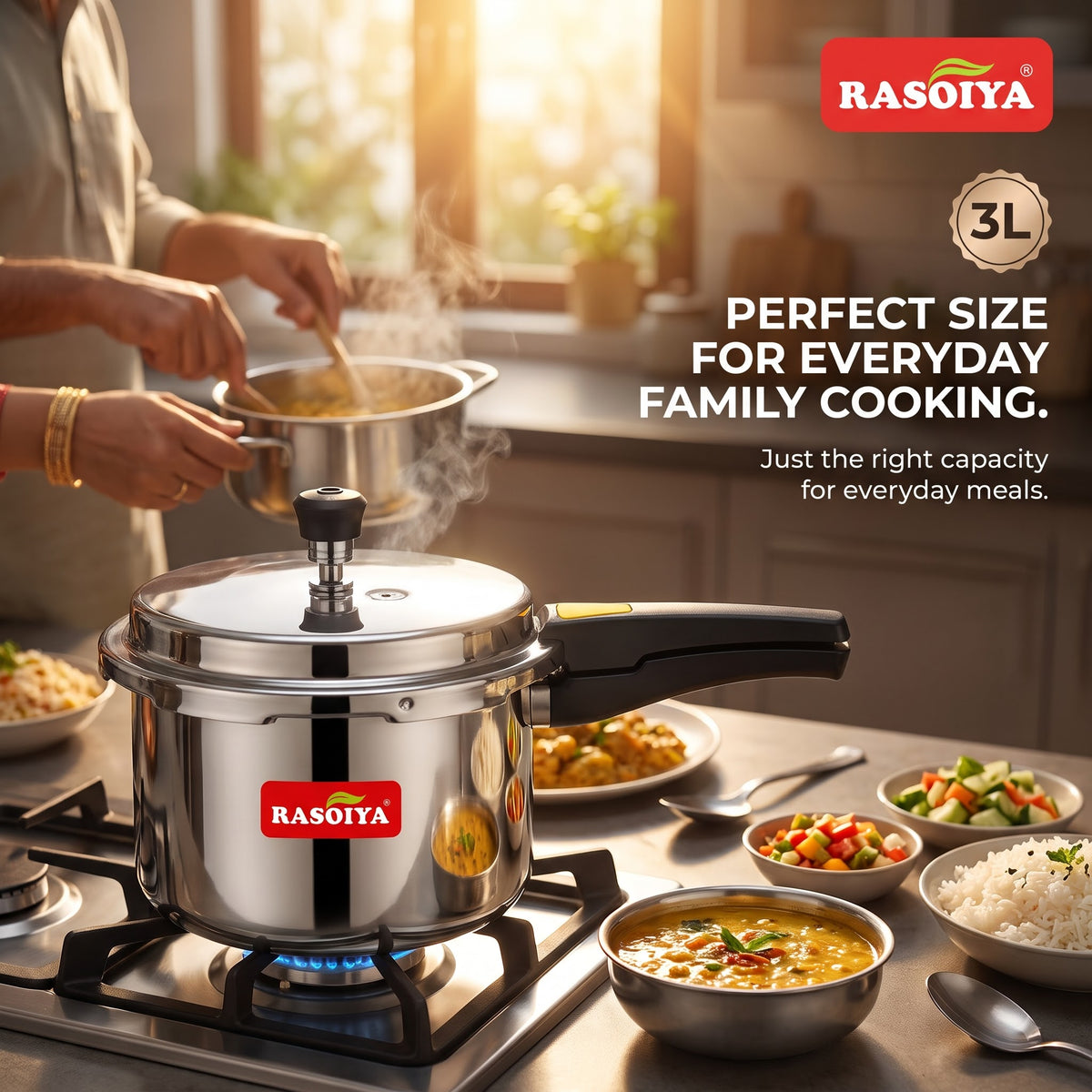 RASOIYA 3L SMART COOKER REGULAR BASE