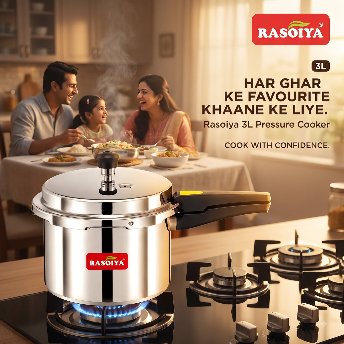 RASOIYA 3L SMART COOKER REGULAR BASE