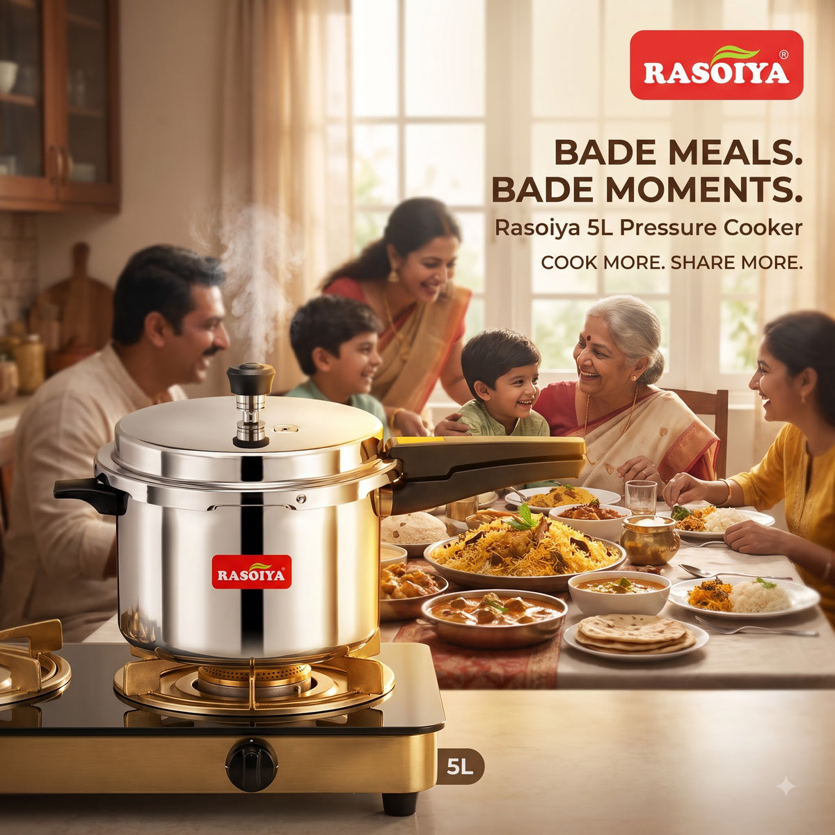 RASOIYA 5L SMART COOKER REGULAR BASE